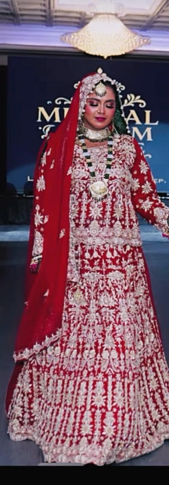 RED BRIDAL LEHNGA